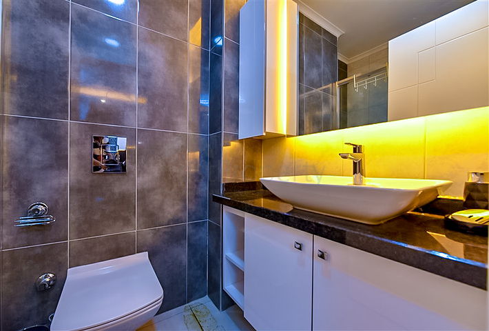 Квартира 1+1  в аренду в районе Махмутлар