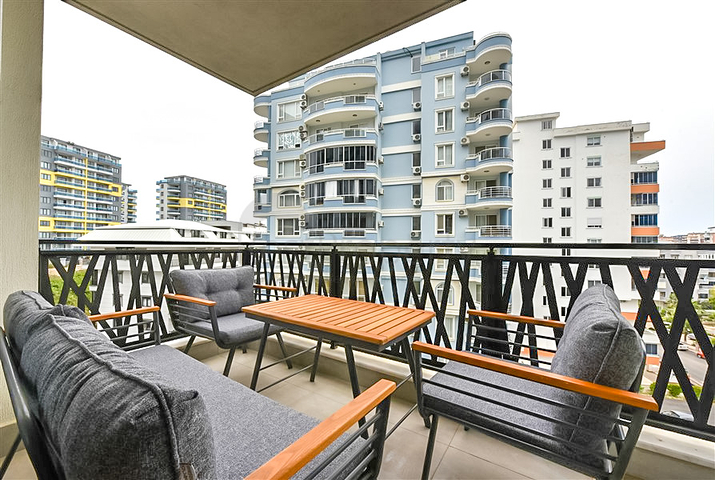 Квартира 1+1  в аренду в районе Махмутлар