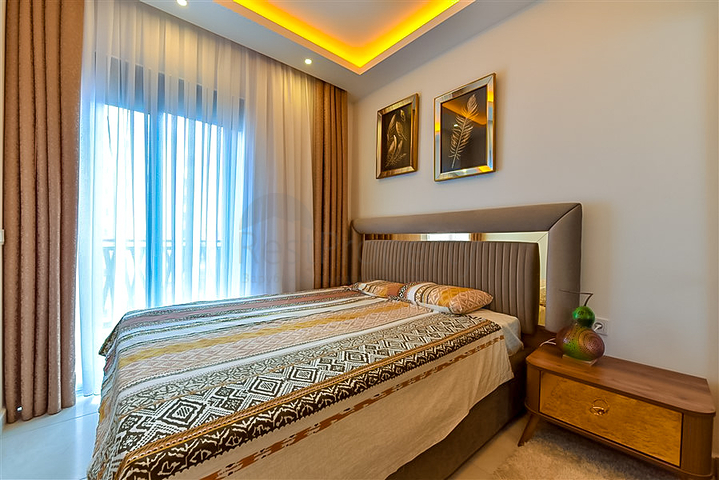 Квартира 1+1  в аренду в районе Махмутлар