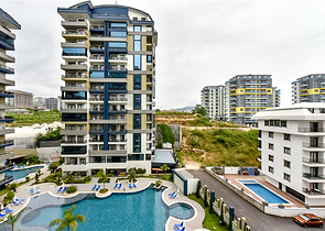 Квартира 1+1  в аренду в районе Махмутлар