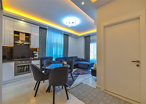 Квартира 1+1  в аренду в районе Махмутлар