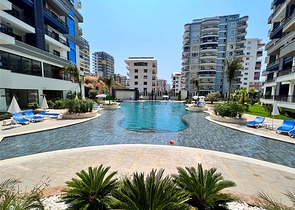 Квартира 1+1  в аренду в районе Махмутлар