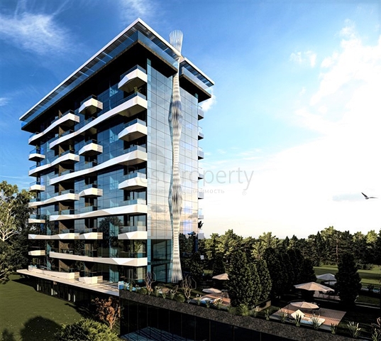 Двухкомнатная квартира в 900 м от моря в районе Авсаллар 