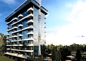 Двухкомнатная квартира в 900 м от моря в районе Авсаллар 