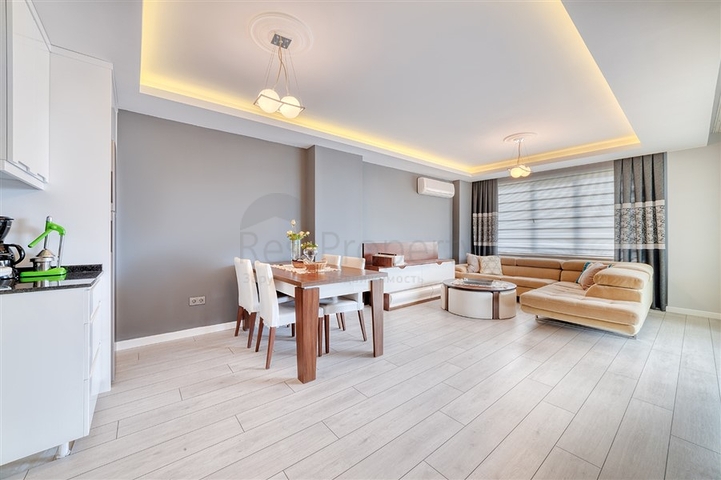 Просторная квартира 4+1 с мебелью и техникой в престижном районе Оба