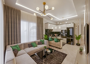 Двухкомнатная квартира в новом жилом комплексе в Махмутларе