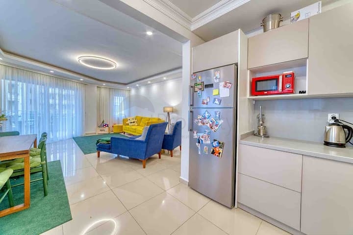 Квартира 2+1 в 50 метрах от пляжа Клеопатра