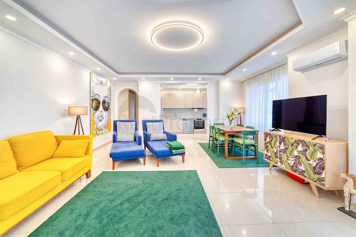 Квартира 2+1 в 50 метрах от пляжа Клеопатра