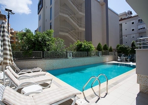 Квартира 2+1 в 50 метрах от пляжа Клеопатра