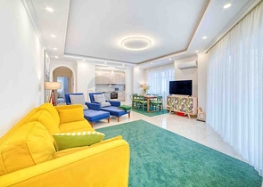 Квартира 2+1 в 50 метрах от пляжа Клеопатра