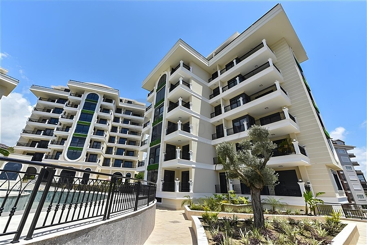 Светлая и просторная квартира в современном жилом комплексе в районе Оба