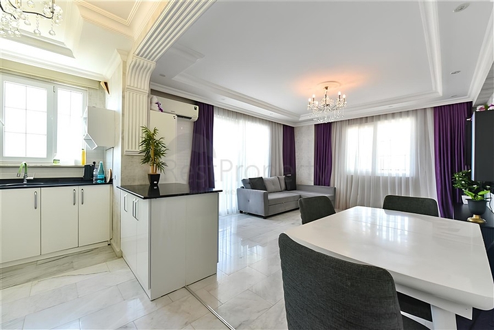 Меблированная квартира с планировкой 2+1 в районе Джикджилли