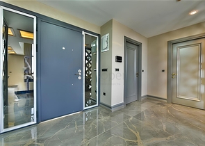 Вилла с видом на Средиземное море и Аланийскую крепость