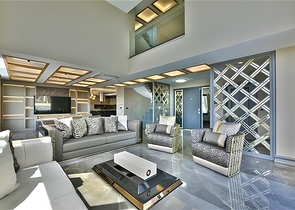 Вилла с видом на Средиземное море и Аланийскую крепость