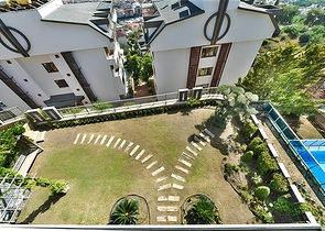 Вилла с видом на Средиземное море и Аланийскую крепость