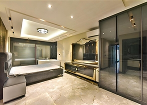 Вилла с видом на Средиземное море и Аланийскую крепость