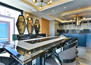 Вилла с видом на Средиземное море и Аланийскую крепость