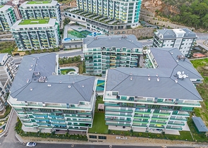 Квартира 1+1 в районе Каргыджак всего в 200 м от моря 