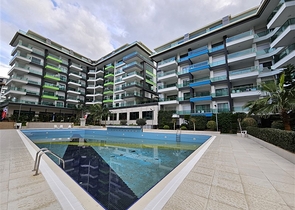 Квартира 1+1 в районе Каргыджак всего в 200 м от моря 