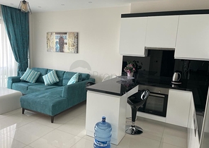 Квартира 1+1 в районе Каргыджак всего в 200 м от моря 