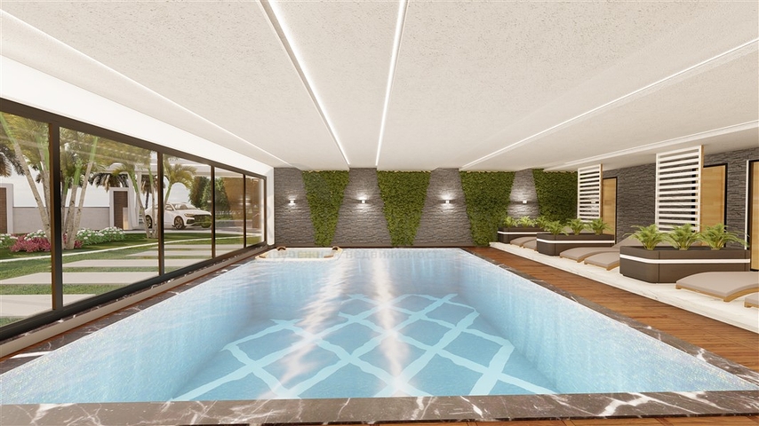 Квартира планировкой 1+1 в новом комплексе в районе Оба