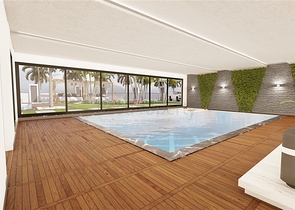 Квартира планировкой 1+1 в новом комплексе в районе Оба