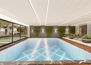 Квартира планировкой 1+1 в новом комплексе в районе Оба