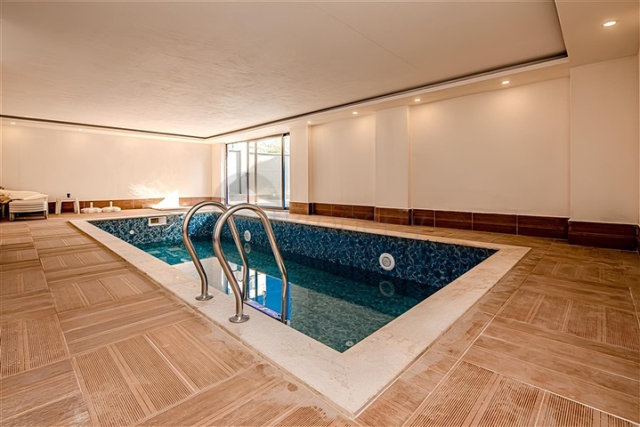 Двухкомнатная квартира в новом комплексе в центре Алании