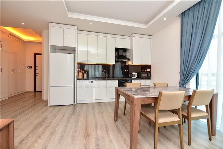 Квартира планировкой 1+1 в районе Махмутлар