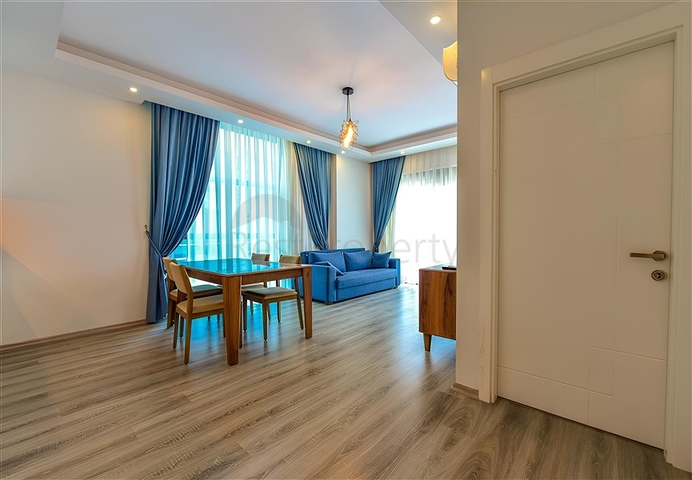 Квартира планировкой 1+1 в районе Махмутлар