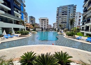 Квартира планировкой 1+1 в районе Махмутлар