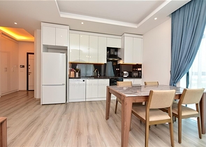 Квартира планировкой 1+1 в районе Махмутлар