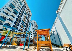 Квартира 1+1 в новом комплексе в районе Махмутлар