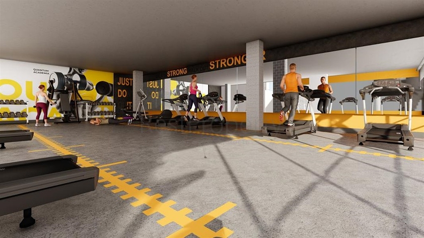 Квартира 1+1 в новом комплексе в Авсалларе