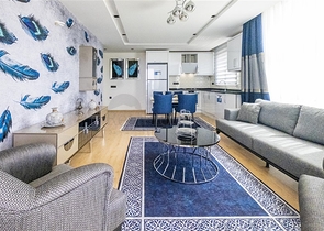 Меблированная квартира 2+1 в новом комплексе в районе Каргыджак