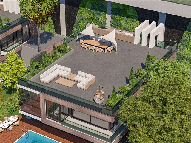 Уникальный проект вилл в Алании