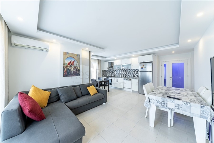 Меблированная квартира планировки 2+1 в районе Авсаллар