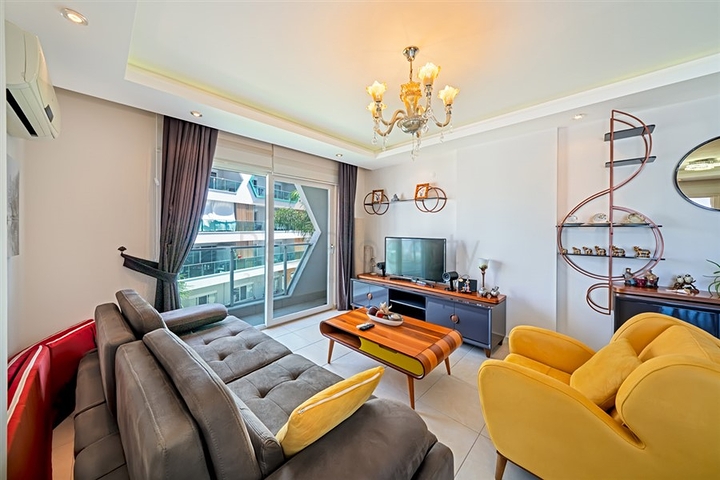 Квартира 2+1 в комплексе с отельной инфраструктурой в районе Авсаллар