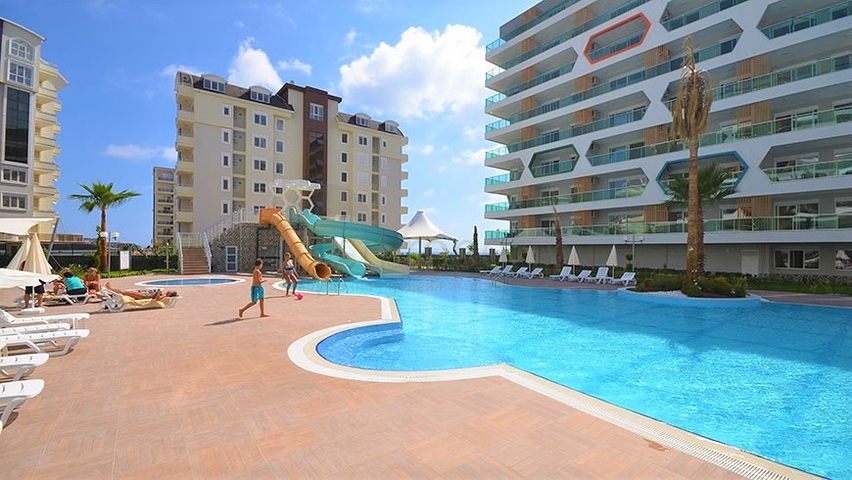 Квартира 1+1 в районе Авсаллар в 750 м от моря 