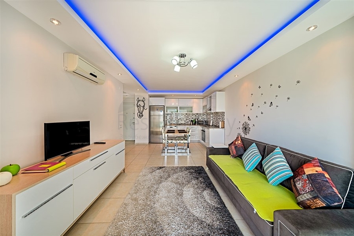 Квартира 1+1 в районе Авсаллар в 750 м от моря 