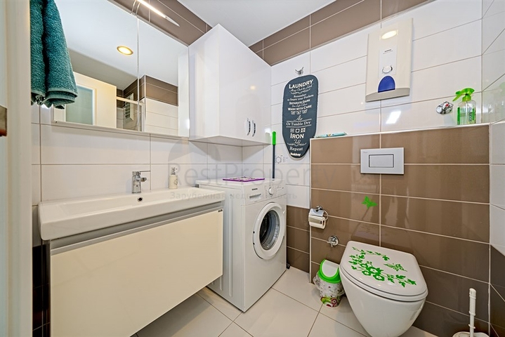 Квартира 1+1 в районе Авсаллар в 750 м от моря 