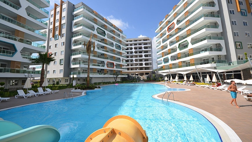 Квартира 1+1 в районе Авсаллар в 750 м от моря 