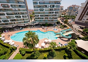 Квартира 1+1 в районе Авсаллар в 750 м от моря 