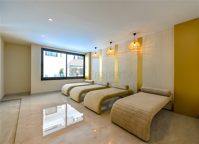 Двухкомнатная квартира в новом комплексе в районе Клеопатра