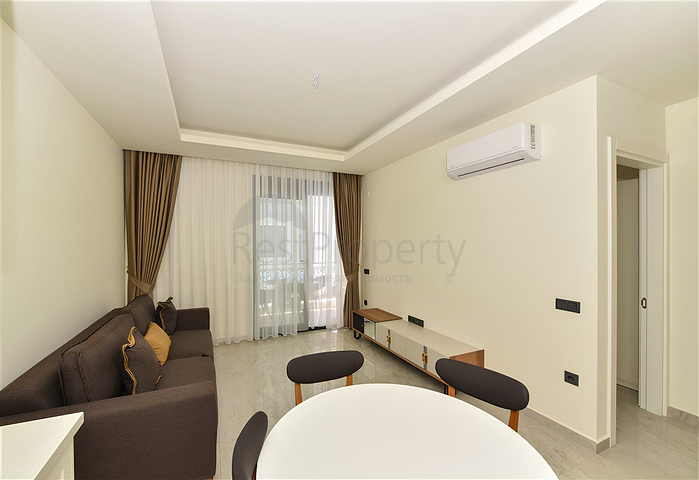 Двухкомнатная квартира в новом комплексе в районе Клеопатра