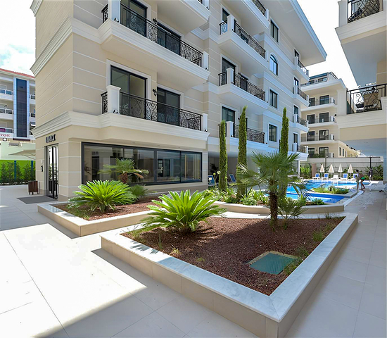 Двухкомнатная квартира в новом комплексе в районе Клеопатра