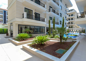 Двухкомнатная квартира в новом комплексе в районе Клеопатра