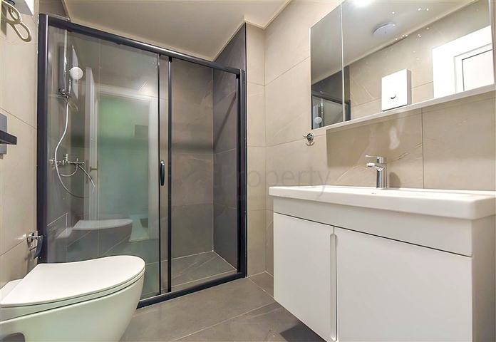 Полностью укомплектованная квартира 1+1 в районе пляжа Клеопатра