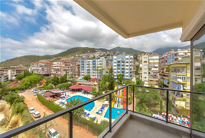 Полностью укомплектованная квартира 1+1 в районе пляжа Клеопатра