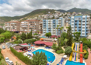 Полностью укомплектованная квартира 1+1 в районе пляжа Клеопатра